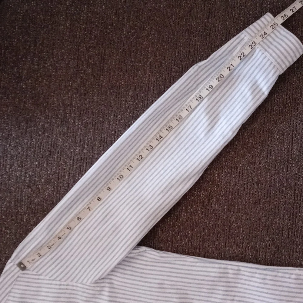 🐎Ralph Lauren🐎 - Men's Blue/White Stripe L/S Oxford Button Down - Picture 13 of 15